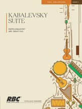 Kabalevsky Suite Orchestra sheet music cover